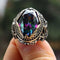 Heavy New Style Mystic Topaz Stone 925 Sterling Silver Mens Ring silverbazaaristanbul 