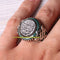 Islamic Emerald Seal Of Solomon Handmade 925 Sterling Silver Mens Ring silverbazaaristanbul 