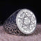 Islamic Seal of Solomon 925 Sterling Silver No Stone Mens Ring silverbazaaristanbul 