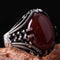Jewelry 925 Sterling Silver Agate Aqeeq Mens Ring silverbazaaristanbul 