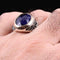 Jewelry 925 Sterling Silver Spider Blue Sapphire Mens Ring silverbazaaristanbul 
