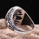 Jewelry 925 Sterling Silver Spider Blue Sapphire Mens Ring silverbazaaristanbul 