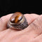 Jewelry 925 Sterling Silver Tigers Eye Stone Mens Mans Ring silverbazaaristanbul 