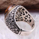 Jewelry 925 Sterling Silver Tigers Eye Stone Mens Mans Ring silverbazaaristanbul 