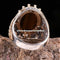 King 925 Sterling Silver Natural Tigers Eye Stone Mens Ring silverbazaaristanbul 