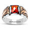 King Ruby Stone Jewelry Handmade 925 Sterling Silver Mens Ring silverbazaaristanbul 