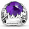 Lux Purple Stone Jewelry Handmade 925 Sterling Silver Mens Ring silverbazaaristanbul 