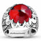 Lux Ruby Stone Jewelry Handmade 925 Sterling Silver Mens Ring silverbazaaristanbul 