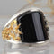 Luxury 925 Sterling Silver Black Onyx Stone Ring for Men silverbazaaristanbul 