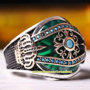 Copy of 925 Sterling Eagle Sapphire and Onyx Stone Mens Ring silverbazaaristanbul 