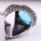 Copy of 925 Sterling Eagle Sapphire and Onyx Stone Mens Ring silverbazaaristanbul 