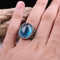 Copy of 925 Sterling Eagle Sapphire and Onyx Stone Mens Ring silverbazaaristanbul 