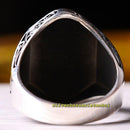 Luxury Design No Stone Handmade 925 Sterling Silver Mens Ring silverbazaaristanbul 