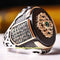 Luxury Jewelry 925 Sterling Onyx and Emerald Multi Stone Mens Ring silverbazaaristanbul 