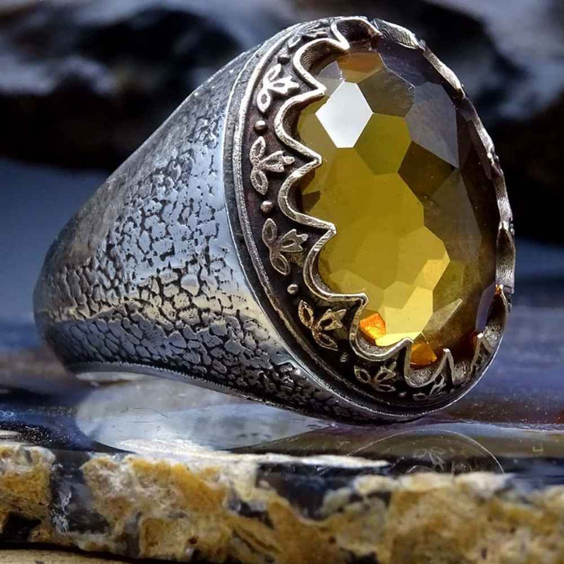 Master Cut Natural Zultanite Color Changing 925 Sterling Silver Mens Ring silverbazaaristanbul 