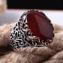 Copy of 925 Sterling Eagle Sapphire and Onyx Stone Mens Ring silverbazaaristanbul 