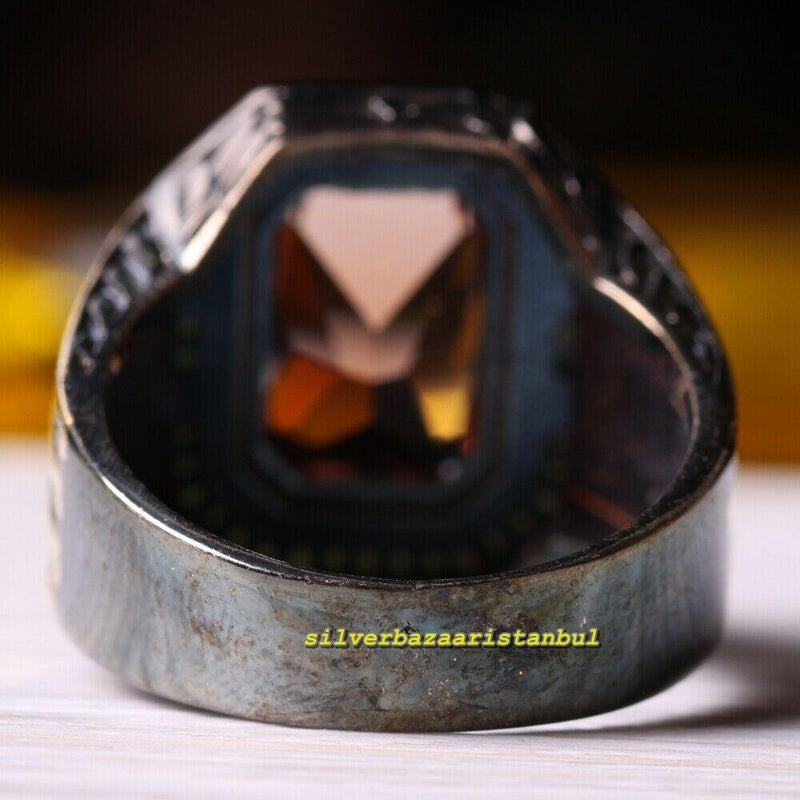 Natural Alexandrite Color Changing Stone 925 Sterling Silver Mens Ring silverbazaaristanbul 