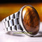 Natural Brown Tigers Eye Stone 925 Sterling Silver Mens Ring silverbazaaristanbul 