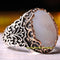 New 925 Sterling Silver Mother of Pearl Stone Mens Ring silverbazaaristanbul 