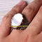 New 925 Sterling Silver Mother of Pearl Stone Mens Ring silverbazaaristanbul 