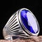 Nice Turquoise Stone Jewelry 925 Sterling Silver Mens Ring silverbazaaristanbul 