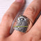 No Stone Angry Eagle Symbol New 925 Sterling Silver Mens Ring silverbazaaristanbul 