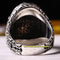 Original 925 Sterling Silver Natural Agate and Zircon Stone Mens Ring silverbazaaristanbul 