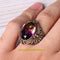 Original Multi Color Tourmaline Stone 925 Sterling Silver Mens Ring silverbazaaristanbul 