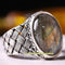 Original Natural Labradorite Stone 925 Sterling Silver Mens Ring silverbazaaristanbul 