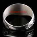 Pencil Work Archer Zihgir 925 Sterling Silver No Stone Men Ring silverbazaaristanbul 