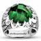 Rex Green Stone Jewelry Handmade 925 Sterling Silver Mens Ring silverbazaaristanbul 