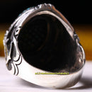 Sailor Anchor Design 925 Sterling Silver Turquoise Stone Mens Ring silverbazaaristanbul 