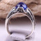 Sapphire Handmade 925 Sterling Silver Mens Man Ring silverbazaaristanbul 