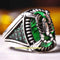 Copy of 925 Sterling Eagle Sapphire and Onyx Stone Mens Ring silverbazaaristanbul 