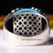 Scorpion Style 925 Sterling Silver Blue Turquoise Stone Mens Ring silverbazaaristanbul 