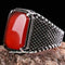 Copy of 925 Sterling Eagle Sapphire and Onyx Stone Mens Ring silverbazaaristanbul 
