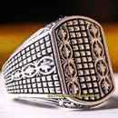 Smooth No Stone Handmade Luxury 925 Sterling Silver Mens Ring silverbazaaristanbul 