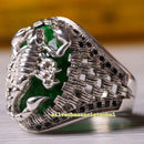Copy of 925 Sterling Eagle Sapphire and Onyx Stone Mens Ring silverbazaaristanbul 