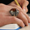 Sword Style 925 Sterling Silver Amber Stone Heavy Mens Ring silverbazaaristanbul 