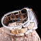Tigers Eye Stone Jewelry Clock 925 Sterling Silver Men Ring silverbazaaristanbul 
