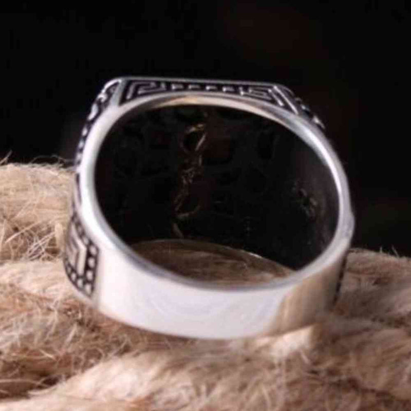Tigers Eye Stone Jewelry Handmade 925 Sterling Silver Mens Ring silverbazaaristanbul 