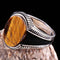 Tigers Eye Stone Jewelry Solid 925 Sterling Silver Men Ring silverbazaaristanbul 
