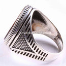 Tigers Eye Stone Jewelry Solid 925 Sterling Silver Men Ring silverbazaaristanbul 
