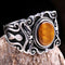 Tigers Eye Stone Jewelry Solid 925 Sterling Silver Men Ring silverbazaaristanbul 