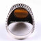 Tigers Eye Stone Jewelry Solid 925 Sterling Silver Men Ring silverbazaaristanbul 