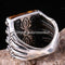 Tigers Eye Stone Jewelry Solid 925 Sterling Silver Men Ring silverbazaaristanbul 