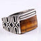 Tigers Eye Stone Jewelry Solid 925 Sterling Silver Men Ring silverbazaaristanbul 
