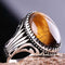 Tigers Eye Stone Turkish Handmade Solid 925 Sterling Silver Men Ring silverbazaaristanbul 