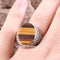 Tigers Eye Stone Turkish Handmade Solid 925 Sterling Silver Men Ring silverbazaaristanbul 
