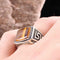Tigers Eye Stone Turkish Handmade Solid 925 Sterling Silver Men Ring silverbazaaristanbul 